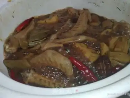 Make The halama wings step 8