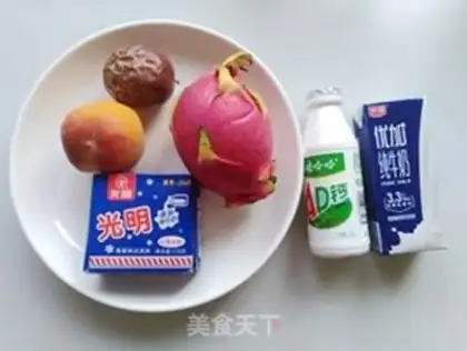 Make Flamingo ice cream shake step 0