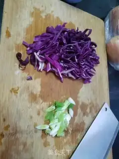 Make Fishballs, blue noodles step 0