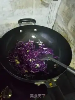 Make Fishballs, blue noodles step 1