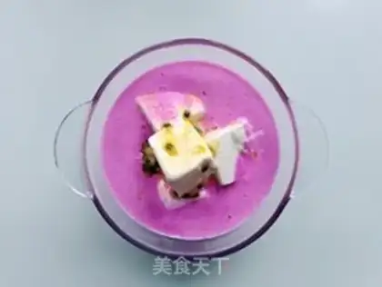 Make Flamingo ice cream shake step 6