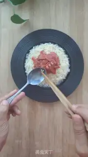 Make Bacon letter pasta step 5