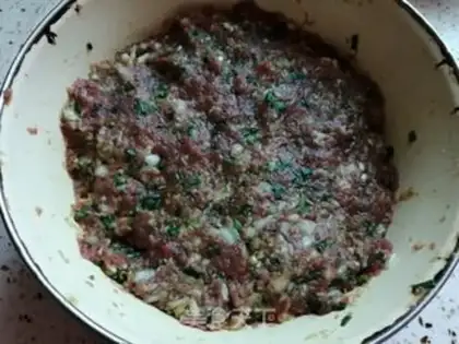 Make Beef dumplings step 4