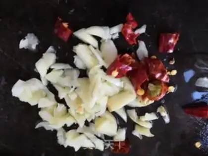 Make Scrambled ham step 2