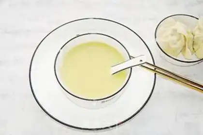 Make The rice pea spoon step 5