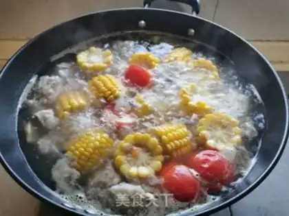 Make Frozen corn ribs soup step 0