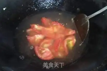 Make Tomato egg noodles step 5