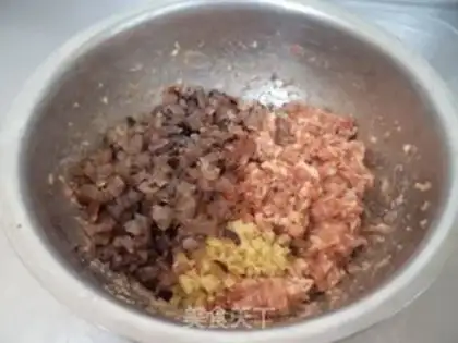 Make Three fresh dumplings step 3