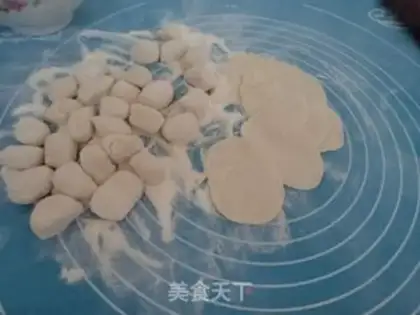 Make Three fresh dumplings step 6