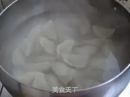 Make Three fresh dumplings step 9