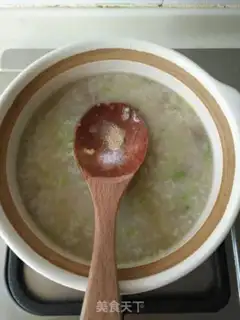 Make Celtic beef congee step 5
