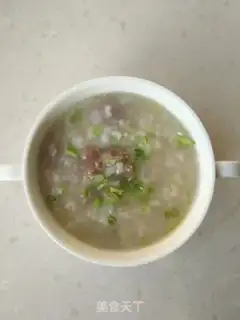Make Celtic beef congee step 6