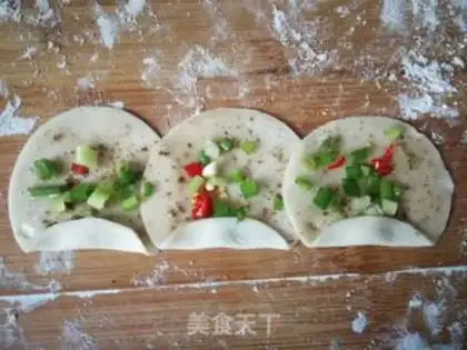 Make dumplings and onions step 6