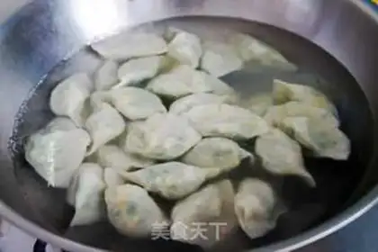 Make Wild pickle egg dumplings step 8