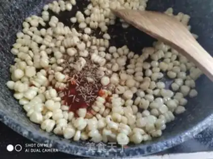 Make Fry corn step 4