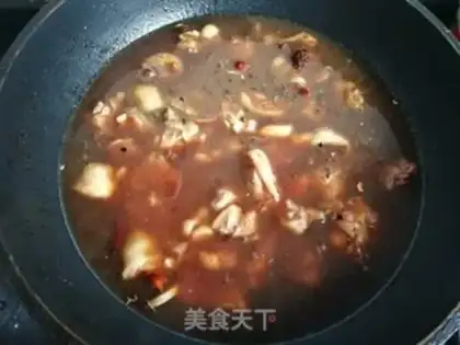Make Chicken pieces of sauce step 8