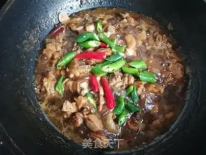 Make Chicken pieces of sauce step 10