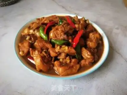 Make Chicken pieces of sauce step 13