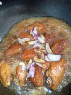 Make Red chicken wings step 3