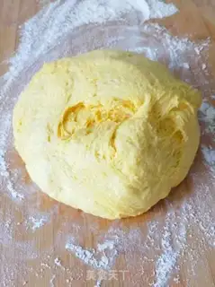 Make Creative pumpkin fish bread step 6