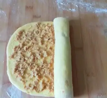 Make Creative pumpkin fish bread step 11