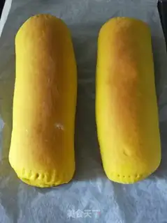 Make Creative pumpkin fish bread step 15