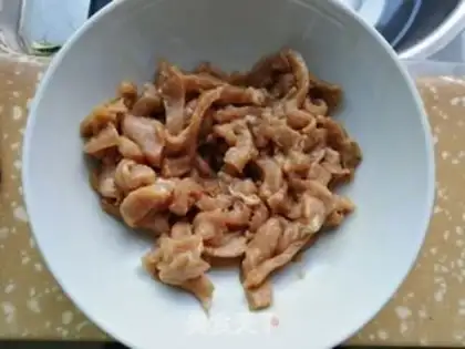 Make Pumpkin fried meat step 0