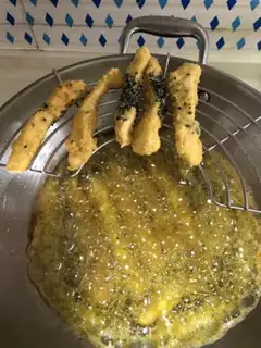 Make Black Sesame Chicken Willow step 3