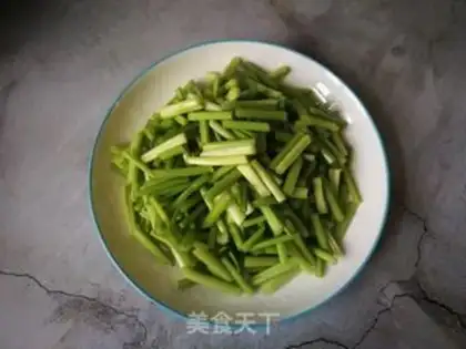 Make Watermelon celery bean sauce step 5