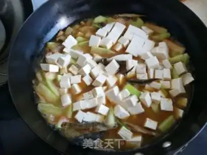 Make Fish tofu melon sauce step 6