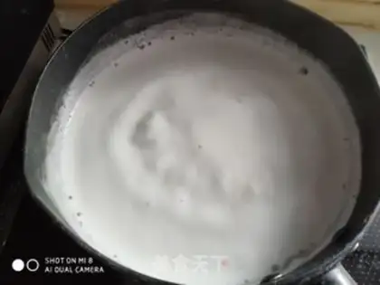 Make Milk oatmeal step 2