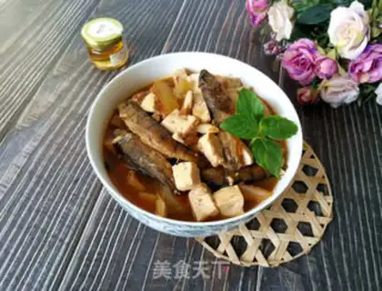 Make Fish tofu melon sauce step 8