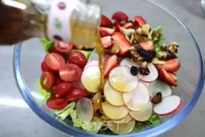 Make quinoa vegetable salad step 5