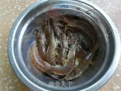 Make Red shrimp step 0