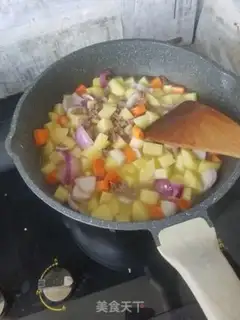 Make Qurin curry rice step 4