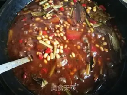 Make Watermelon celery bean sauce step 21