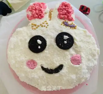 Make Coconut rabbit cake step 1