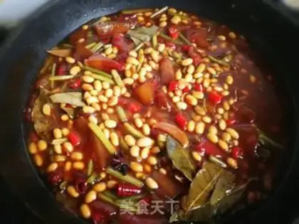 Make Watermelon celery bean sauce step 22