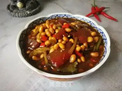 Make Watermelon celery bean sauce step 23