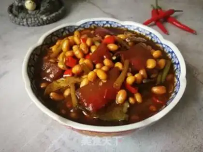 Make Watermelon celery bean sauce step 24
