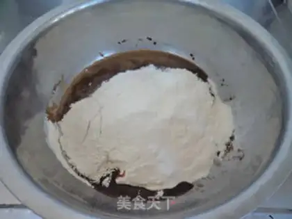 Make Red sugar walnut cookies step 2