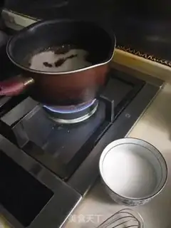 Make Red bean hoof cake step 5