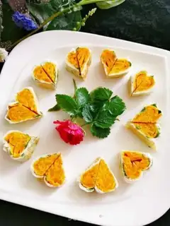 Make Pumpkin egg rolls step 15