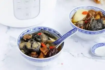 Make Frozen chicken soup step 10