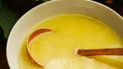 Make Gold soup, rice chowder step 2