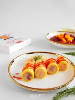 Make Sausage egg rolls step 10