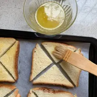 Make Honey butter toast step 2