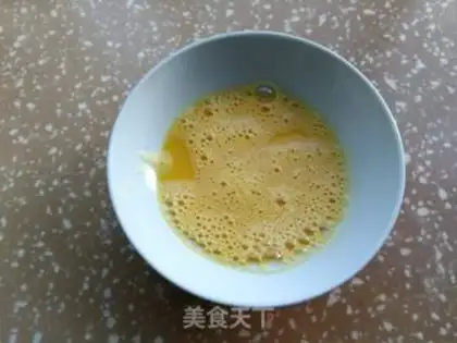 Make Egg sausage powder step 2