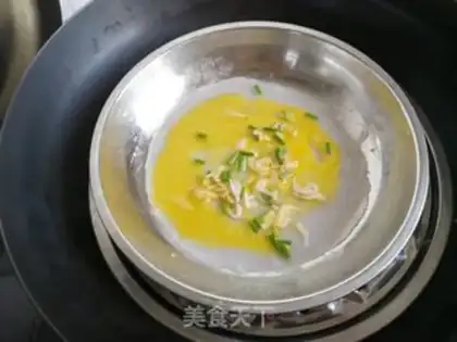 Make Egg sausage powder step 4