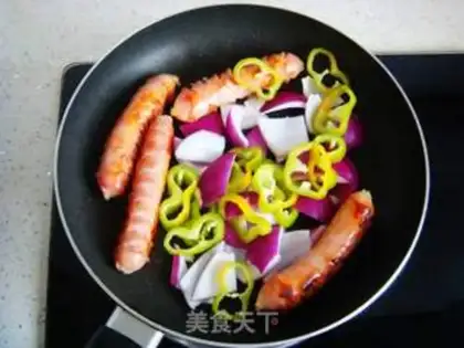 Make Fried sausage step 5